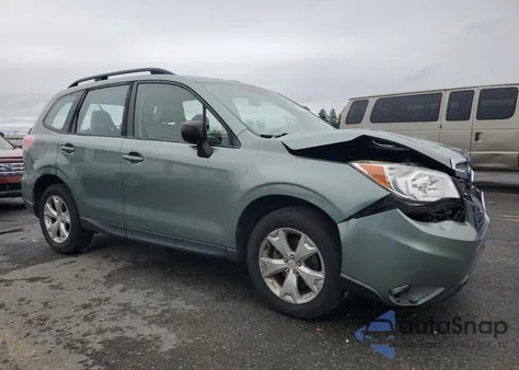 2016 Subaru Forester 2.5I from USA, damaged, VIN JF2SJABC7GH551526